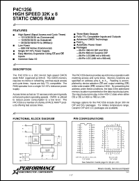 Click here to download P4C1256-55CM Datasheet