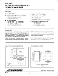 Click here to download P4C147-25LM Datasheet