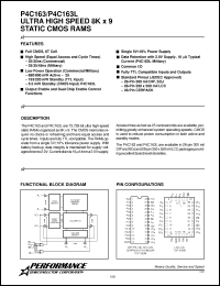 Click here to download P4C163-45LMB Datasheet