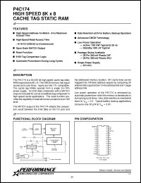 Click here to download P4C174-10PC Datasheet