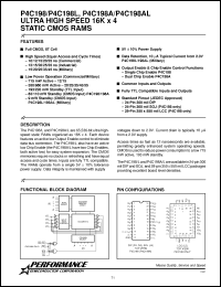 Click here to download P4C198-35PI Datasheet