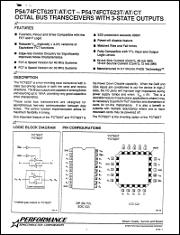 Click here to download P74FCT623ATLC Datasheet