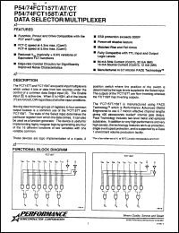 Click here to download P54FCT157CTDB Datasheet