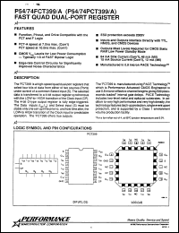 Click here to download P74FCT399CTSO Datasheet