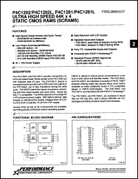 Click here to download P4C1281-20PC Datasheet