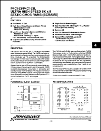 Click here to download P4C163-25DM Datasheet