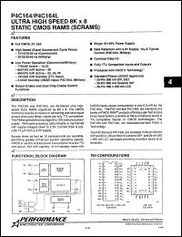 Click here to download P4C164L30LC Datasheet