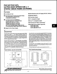 Click here to download P4C187L35CM Datasheet