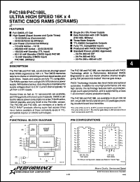 Click here to download P4C188L25CC Datasheet