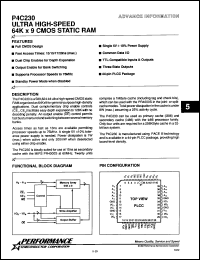 Click here to download P4C230-13PP44C Datasheet