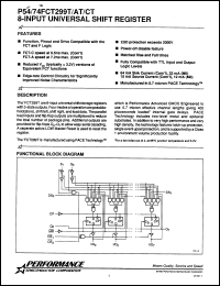 Click here to download P54FCT299TLB Datasheet