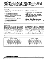 Click here to download P74FCT534CTSO Datasheet