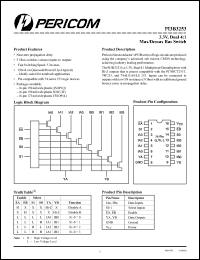 Click here to download PI3B3253W Datasheet