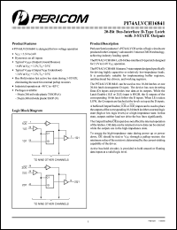 Click here to download PI74ALVCH16841A Datasheet