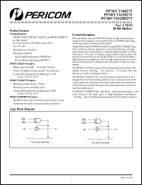 Click here to download PI74FCT162H827TV Datasheet