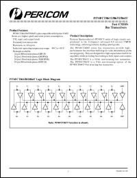 Click here to download PI74FCT863TR Datasheet