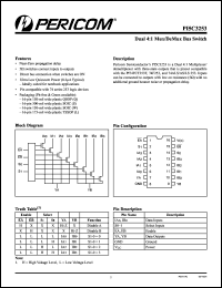 Click here to download PI5C3253WE Datasheet