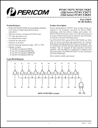 Click here to download PI74FCT2827T Datasheet