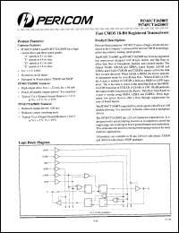 Click here to download PI74FCT162500CTA Datasheet