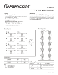 Click here to download PI3B16244VE Datasheet