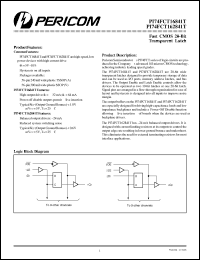 Click here to download PI74FCT16841T Datasheet