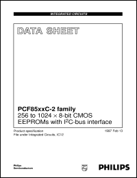 Click here to download PCF8582C-2TS Datasheet