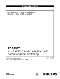 Click here to download TDA8547TS/N1 Datasheet