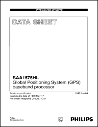 Click here to download SAA1575HL/V2 Datasheet