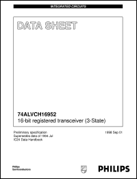 Click here to download 74ALVCH16952DGG Datasheet
