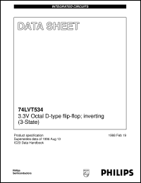 Click here to download 74LVT534D Datasheet