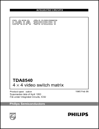 Click here to download TDA8540T Datasheet