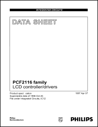 Click here to download PCF2116CHZ Datasheet
