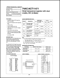 Click here to download 74AC11471D Datasheet