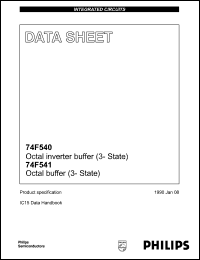 Click here to download 74F541 Datasheet