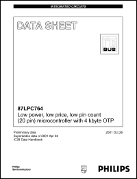 Click here to download 87LPC764 Datasheet