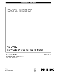 Click here to download 74LVT574 Datasheet