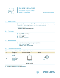 Click here to download BUK9225-55A Datasheet