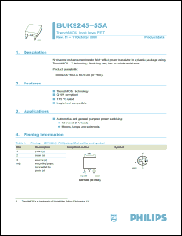 Click here to download BUK9245-55A Datasheet