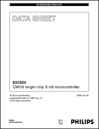 Click here to download P83C654EFBB Datasheet