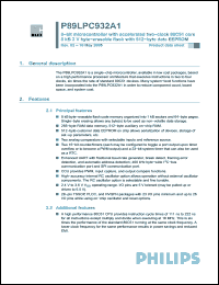 Click here to download P89LPC932A1FDH Datasheet