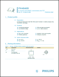 Click here to download PH4840S Datasheet