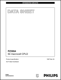Click here to download PZ3064I15A44 Datasheet