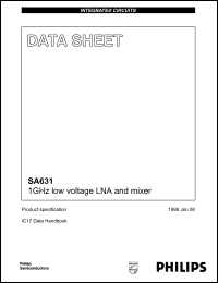 Click here to download SA631 Datasheet