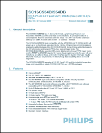 Click here to download SC16C554DB Datasheet