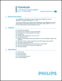 Click here to download TDA8922BJ Datasheet