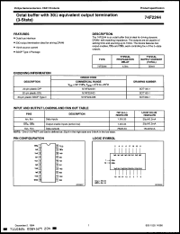 Click here to download N74F244N-B Datasheet