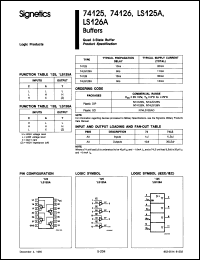 Click here to download S54126F/883B Datasheet