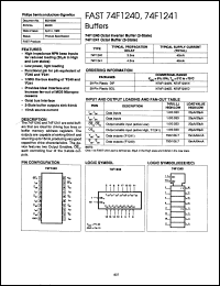 Click here to download N74F1241D Datasheet