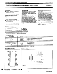 Click here to download 54ABT543/BLA Datasheet