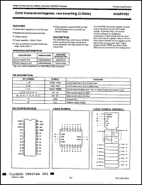 Click here to download 54ABT652/BKA Datasheet